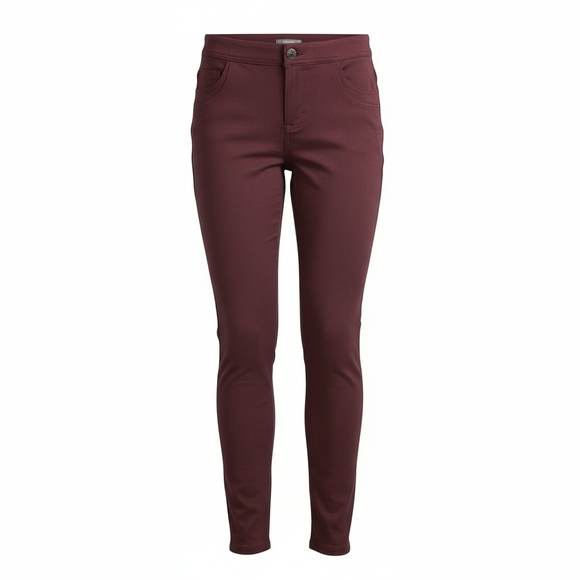 Maurices Pants - Maurices Burgundy Skinny Pants